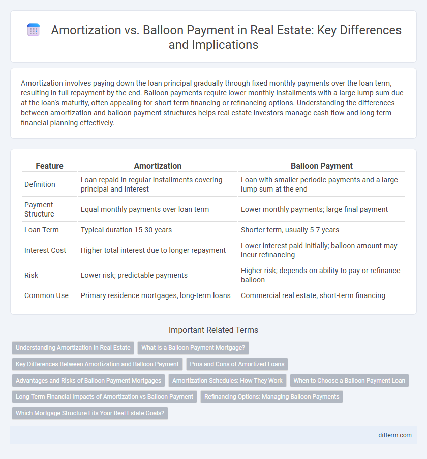Amortization vs. Balloon Payment in Real Estate: Key Differences and Implications