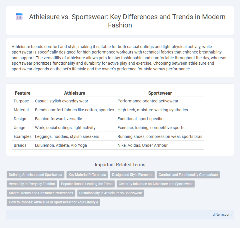 Athleisure vs. Sportswear: Key Differences and Trends in Modern Fashion