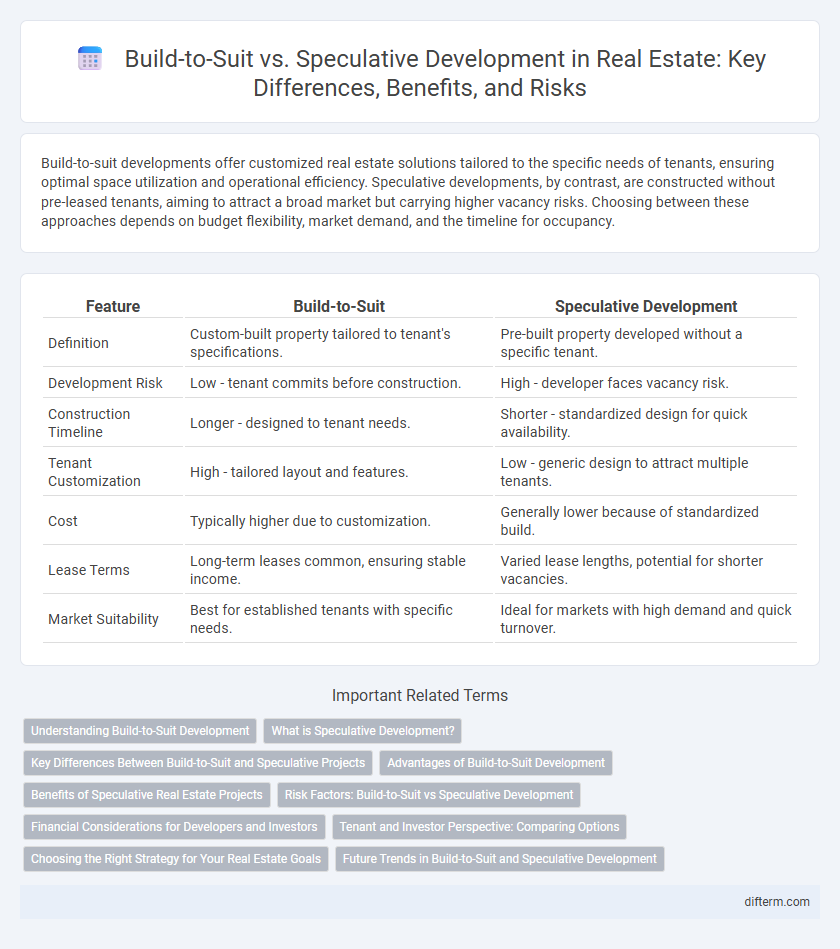 Build-to-Suit vs. Speculative Development in Real Estate: Key Differences, Benefits, and Risks