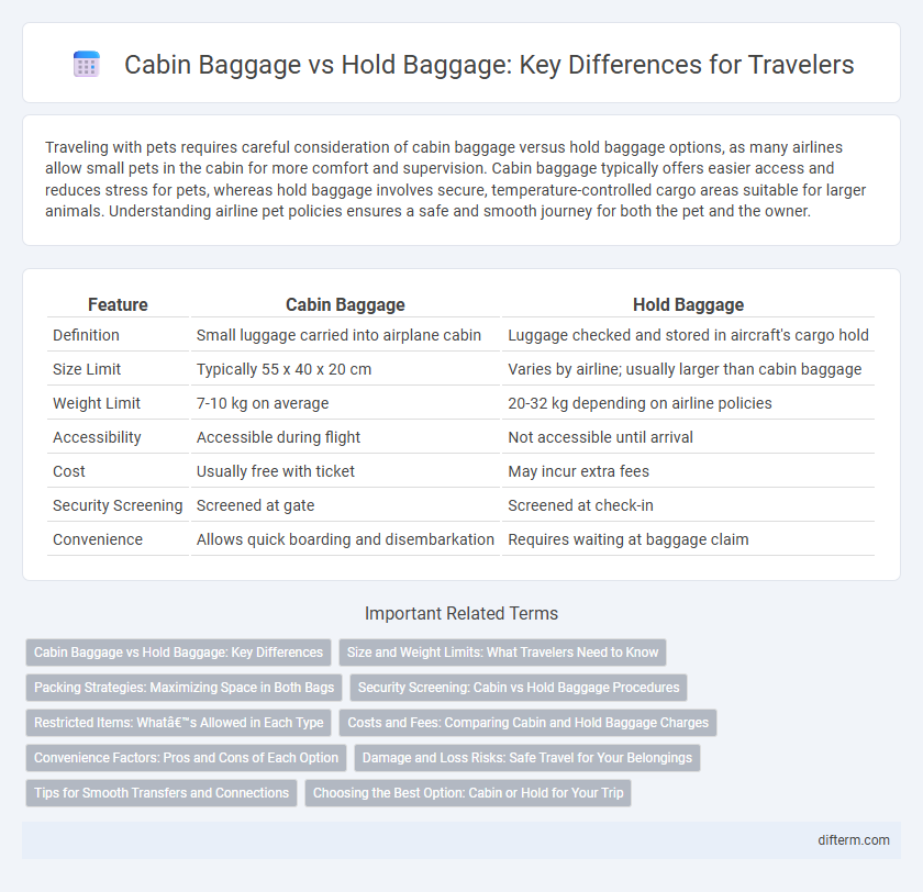 Cabin Baggage vs Hold Baggage: Key Differences for Travelers