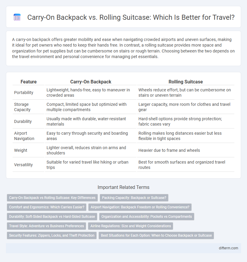 Carry-On Backpack vs. Rolling Suitcase: Which Is Better for Travel?