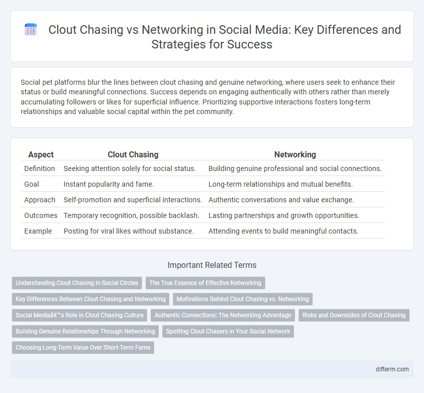 Clout Chasing vs Networking in Social Media: Key Differences and Strategies for Success