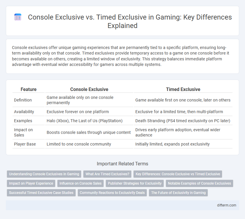 Console Exclusive vs. Timed Exclusive in Gaming: Key Differences Explained
