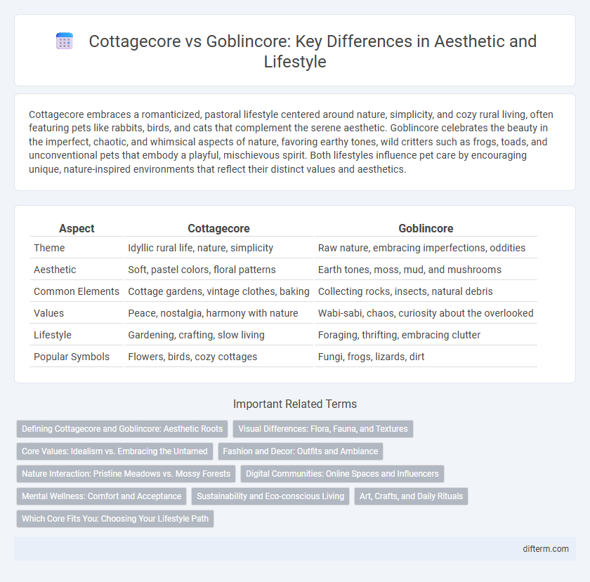 Cottagecore vs Goblincore: Key Differences in Aesthetic and Lifestyle