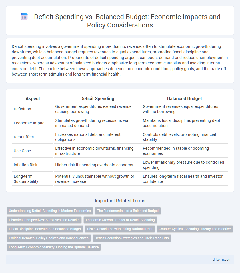 Deficit Spending vs. Balanced Budget: Economic Impacts and Policy Considerations