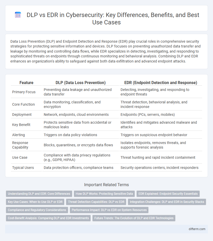 DLP vs EDR in Cybersecurity: Key Differences, Benefits, and Best Use Cases