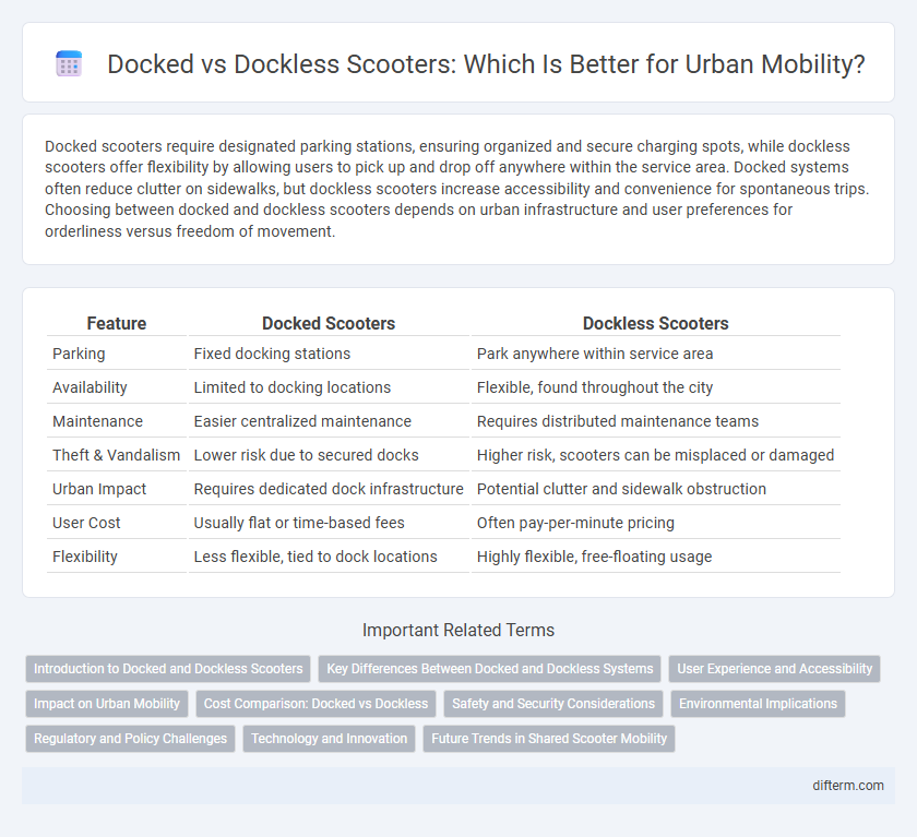 Docked vs Dockless Scooters: Which Is Better for Urban Mobility?