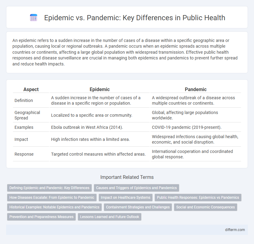 Epidemic vs. Pandemic: Key Differences in Public Health