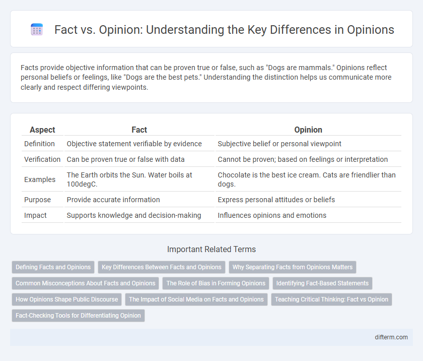 Fact vs. Opinion: Understanding the Key Differences in Opinions