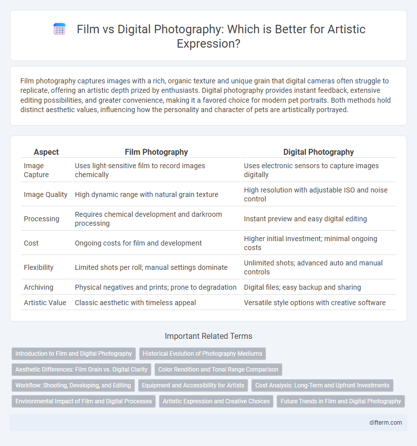 Film vs Digital Photography: Which is Better for Artistic Expression?