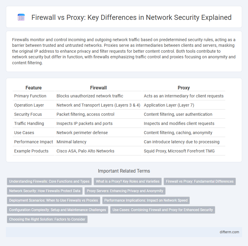 Firewall vs Proxy: Key Differences in Network Security Explained