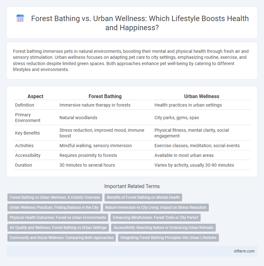 Forest Bathing vs. Urban Wellness: Which Lifestyle Boosts Health and Happiness?