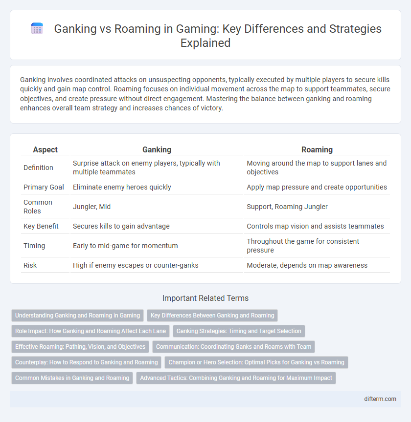 Ganking vs Roaming in Gaming: Key Differences and Strategies Explained