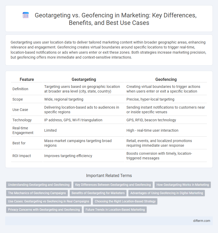 Geotargeting vs. Geofencing in Marketing: Key Differences, Benefits, and Best Use Cases