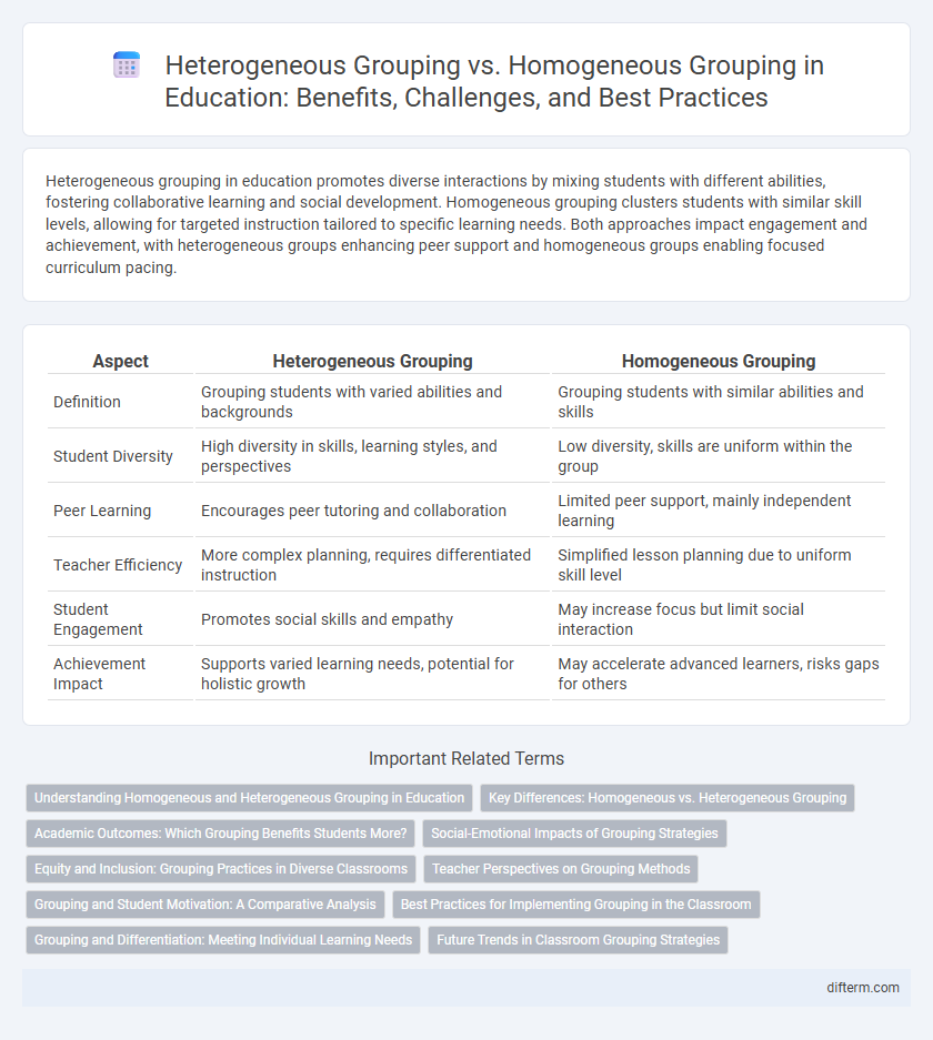 Heterogeneous Grouping vs. Homogeneous Grouping in Education: Benefits, Challenges, and Best Practices