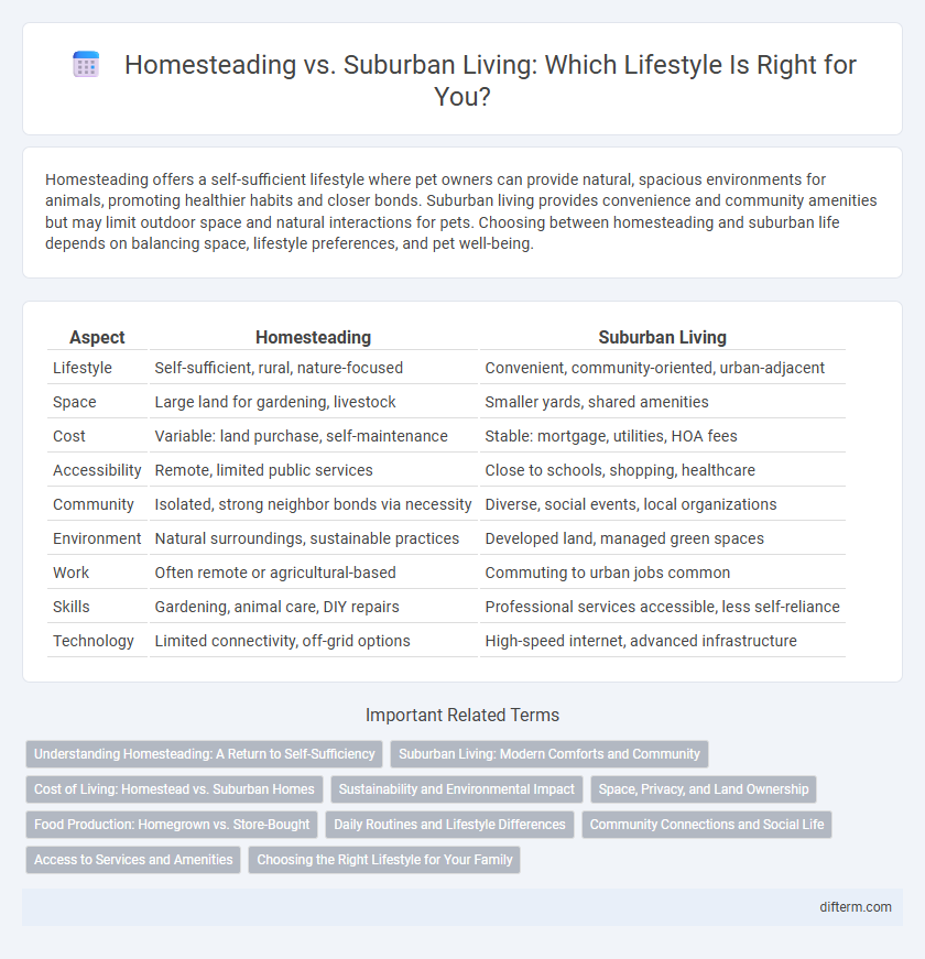 Homesteading vs. Suburban Living: Which Lifestyle Is Right for You?