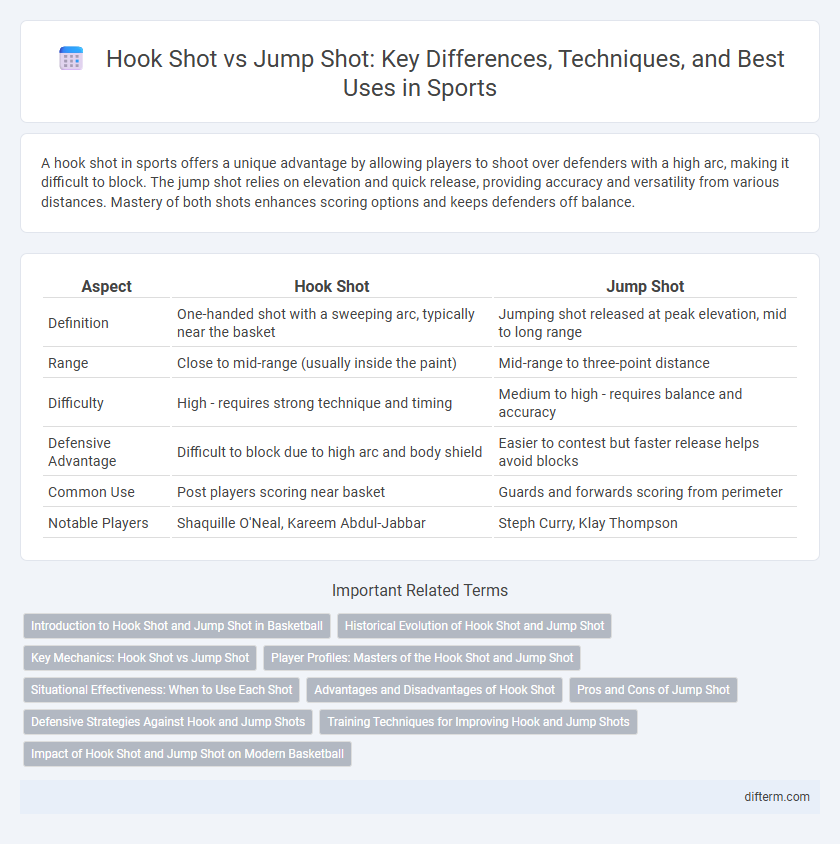 Hook Shot vs Jump Shot: Key Differences, Techniques, and Best Uses in Sports