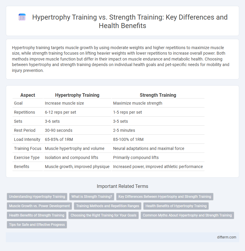 Hypertrophy Training vs. Strength Training: Key Differences and Health Benefits