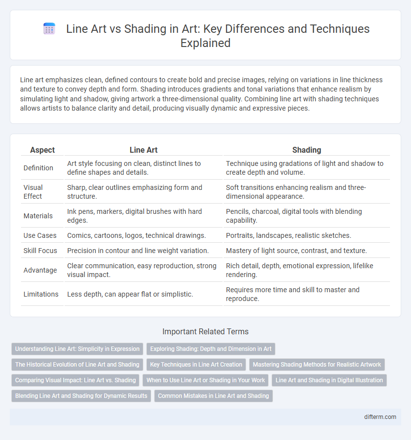Line Art vs Shading in Art: Key Differences and Techniques Explained