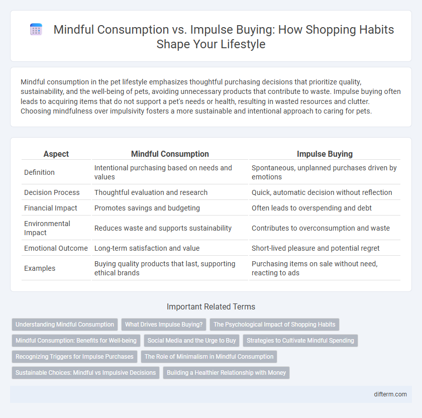 Mindful Consumption vs. Impulse Buying: How Shopping Habits Shape Your Lifestyle