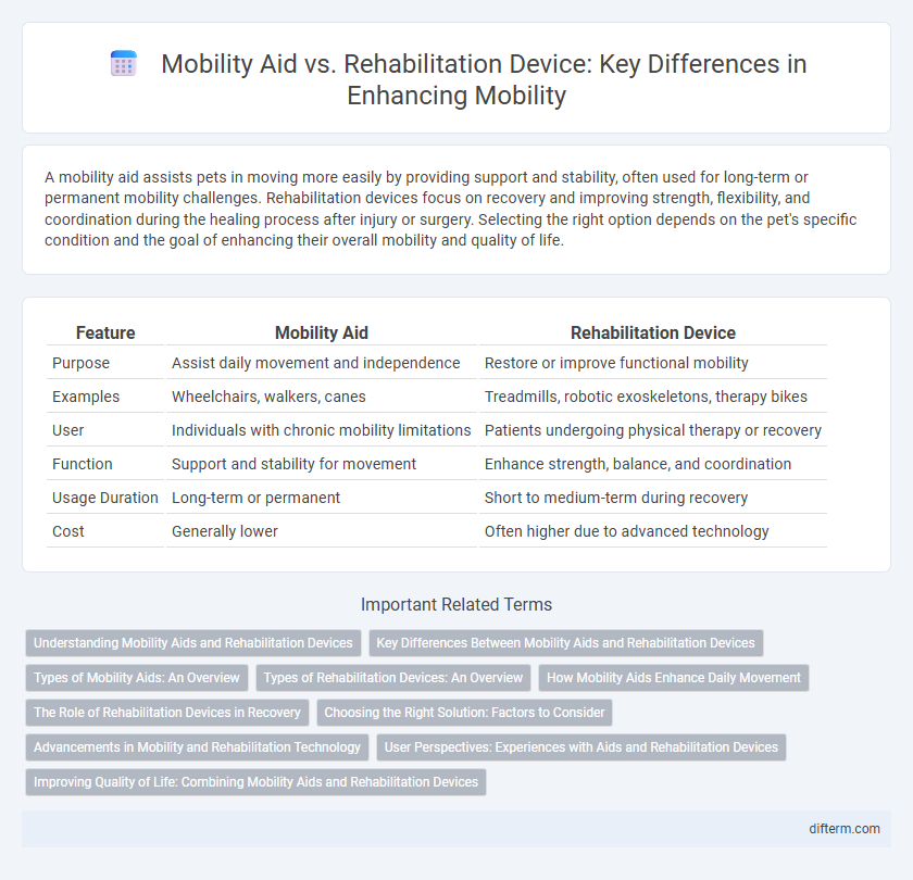 Mobility Aid vs. Rehabilitation Device: Key Differences in Enhancing Mobility