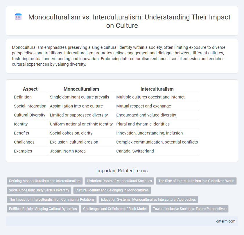 Monoculturalism vs. Interculturalism: Understanding Their Impact on Culture
