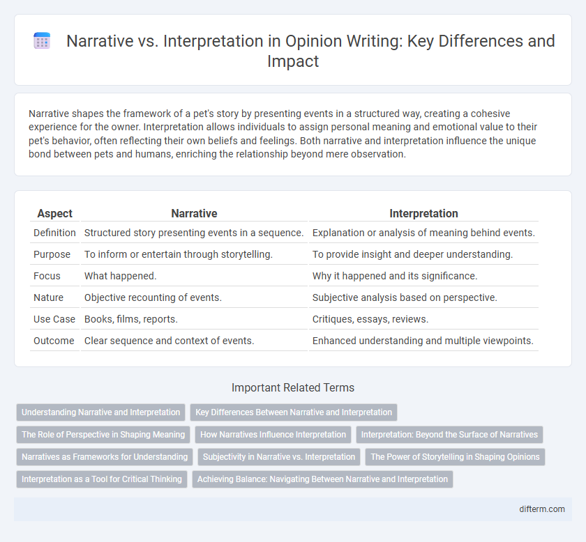 Narrative vs. Interpretation in Opinion Writing: Key Differences and Impact