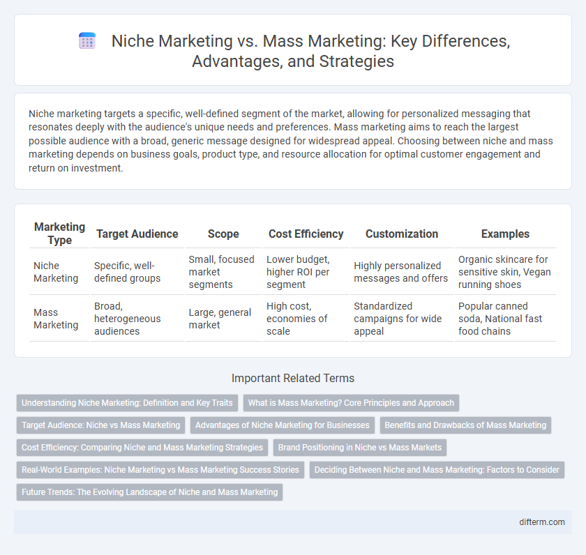 Niche Marketing vs. Mass Marketing: Key Differences, Advantages, and Strategies