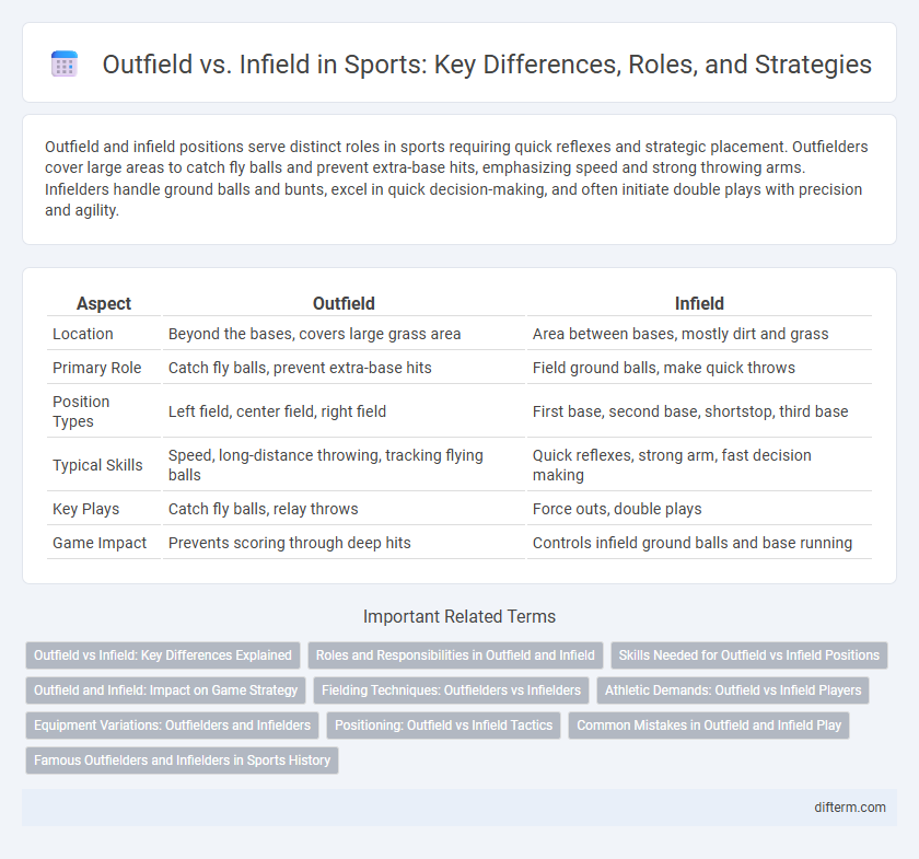 Outfield vs. Infield in Sports: Key Differences, Roles, and Strategies
