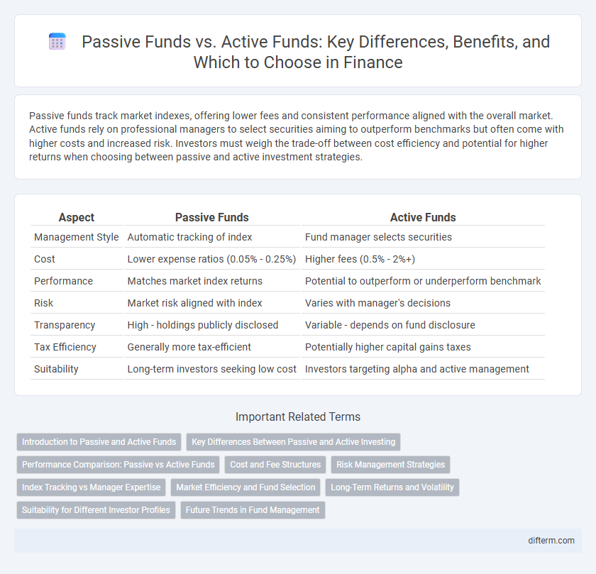 Passive Funds vs. Active Funds: Key Differences, Benefits, and Which to Choose in Finance