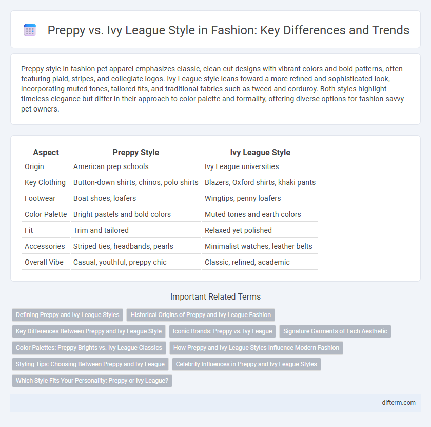 Preppy vs. Ivy League Style in Fashion: Key Differences and Trends