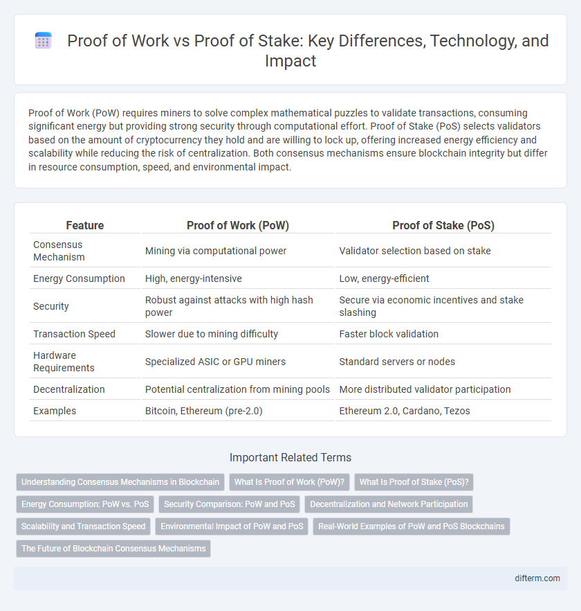 Proof of Work vs Proof of Stake: Key Differences, Technology, and Impact