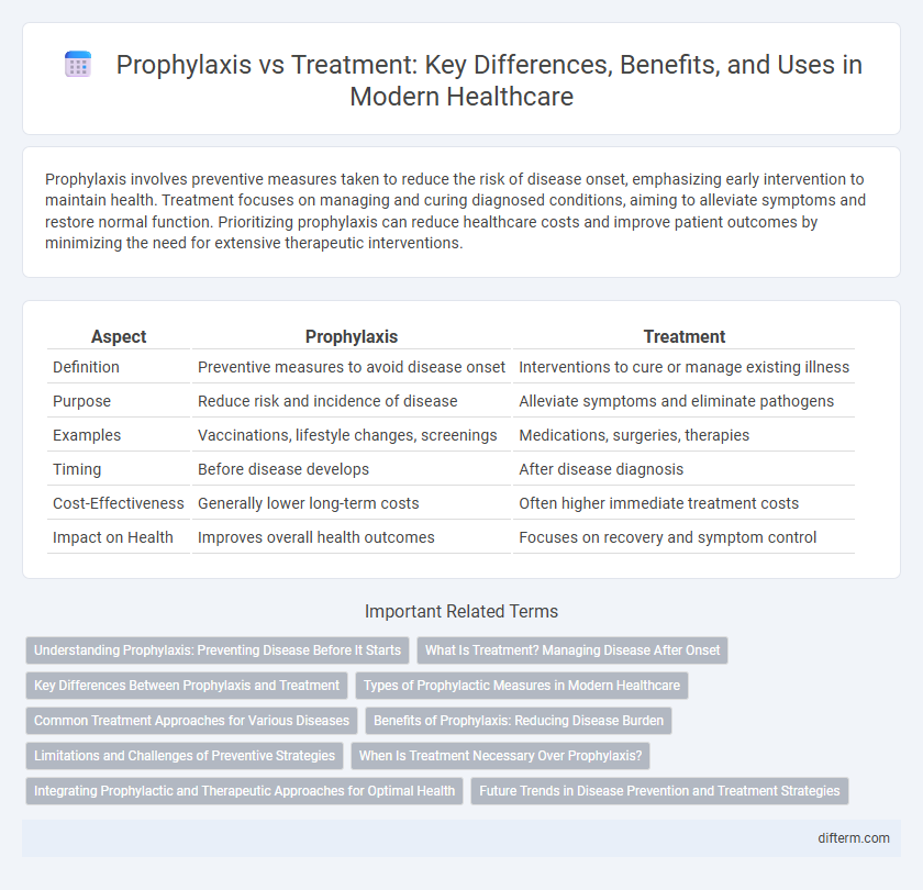 Prophylaxis vs Treatment: Key Differences, Benefits, and Uses in Modern Healthcare