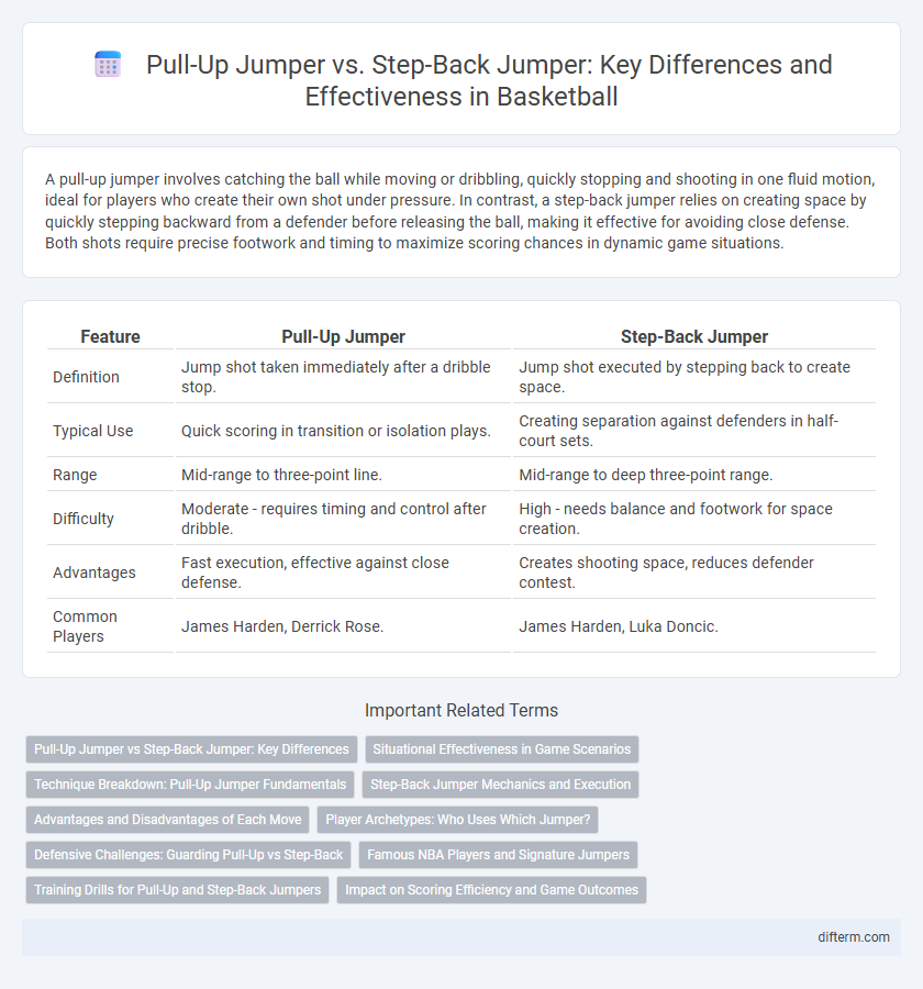 Pull-Up Jumper vs. Step-Back Jumper: Key Differences and Effectiveness in Basketball