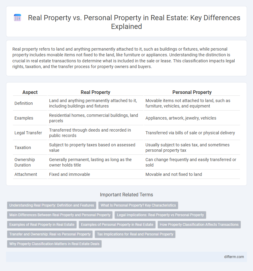 Real Property vs. Personal Property in Real Estate: Key Differences Explained