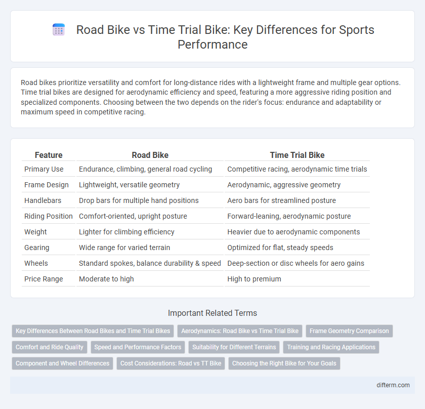 Road Bike vs Time Trial Bike: Key Differences for Sports Performance