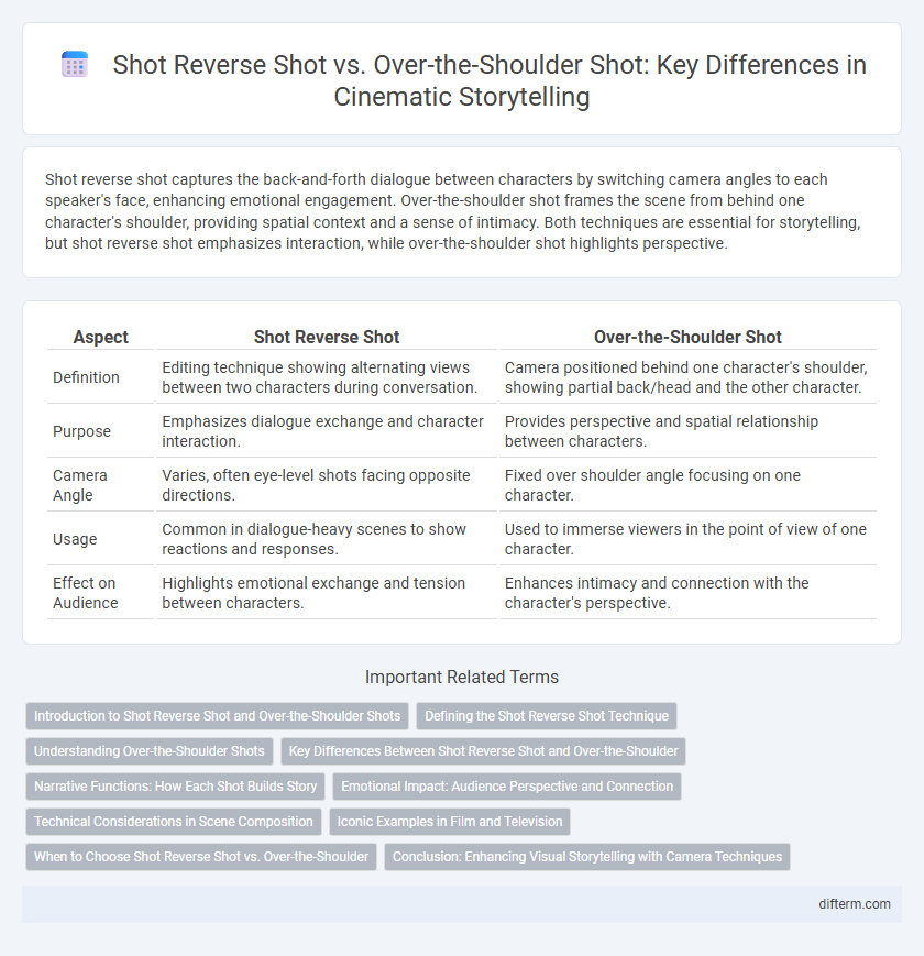 Shot Reverse Shot vs. Over-the-Shoulder Shot: Key Differences in Cinematic Storytelling