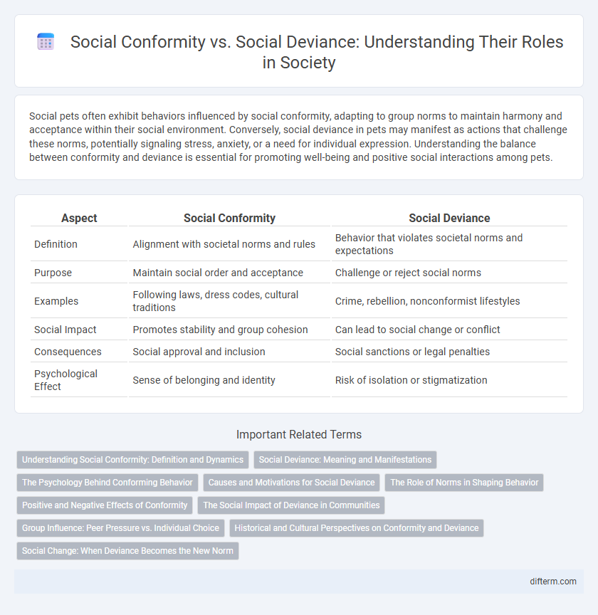 Social Conformity vs. Social Deviance: Understanding Their Roles in Society