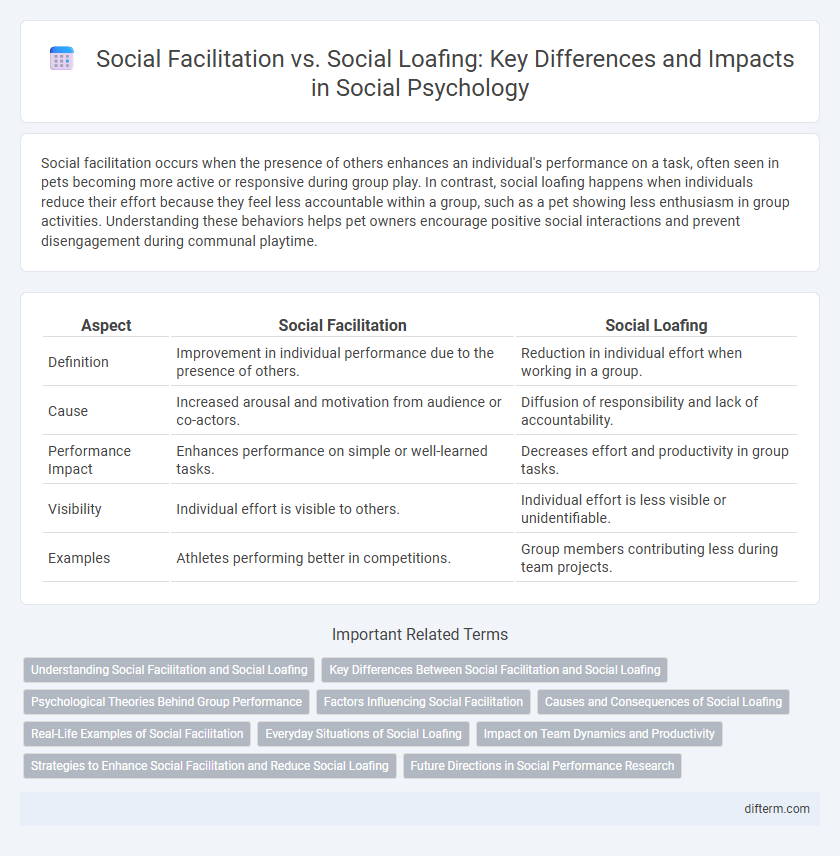 Social Facilitation vs. Social Loafing: Key Differences and Impacts in Social Psychology