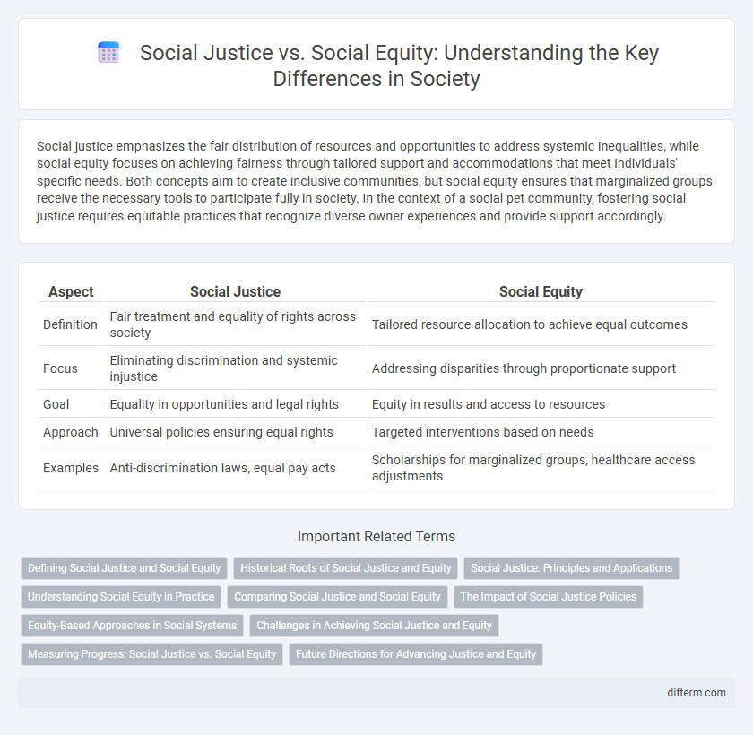 Social Justice vs. Social Equity: Understanding the Key Differences in Society