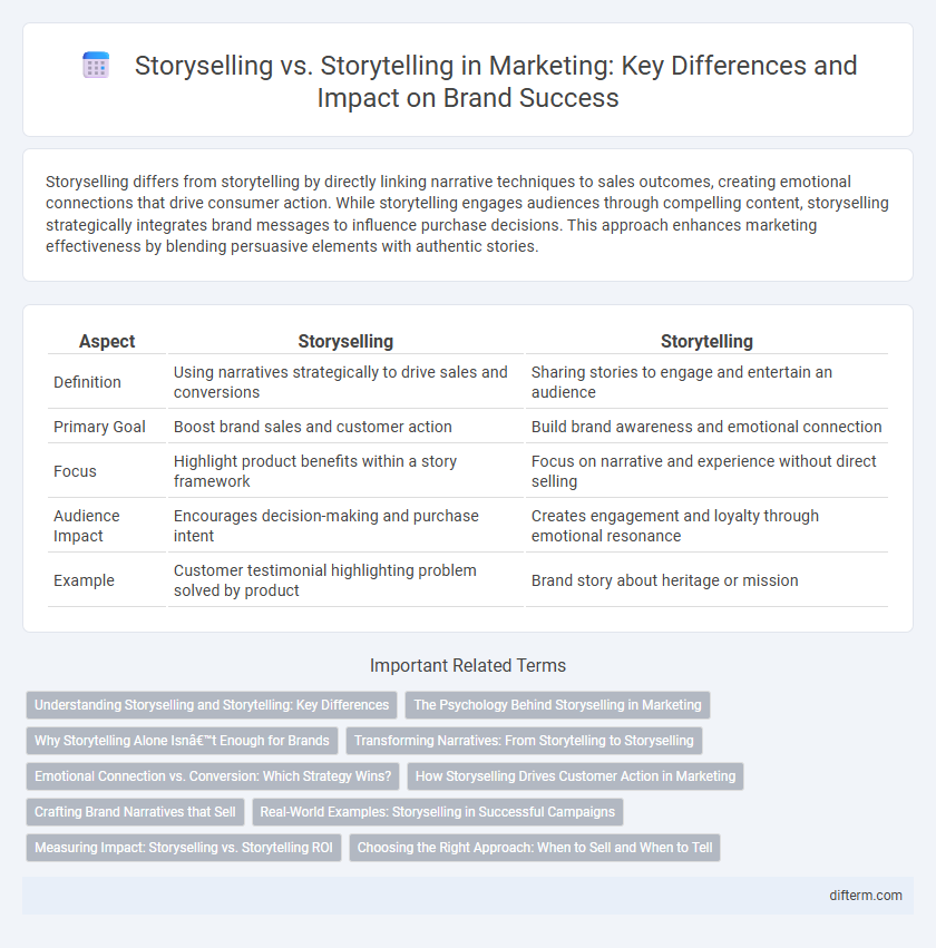 Storyselling vs. Storytelling in Marketing: Key Differences and Impact on Brand Success
