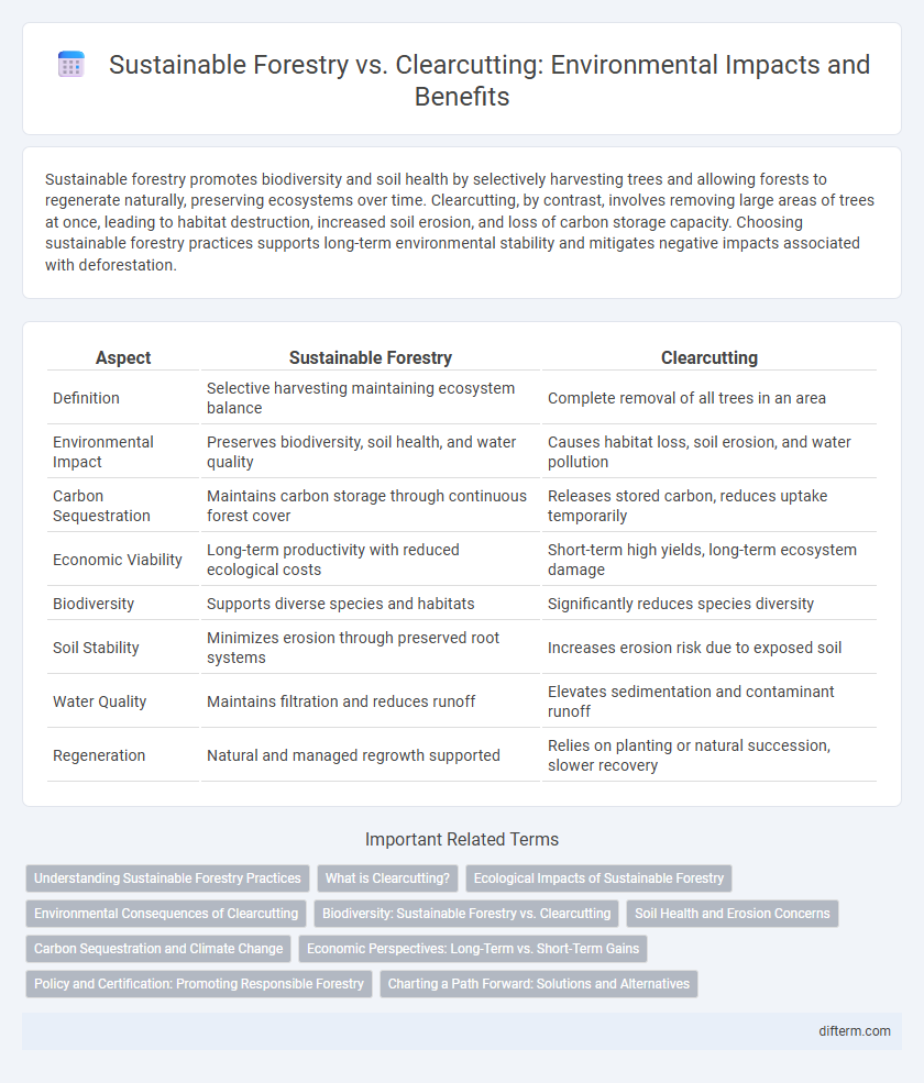 Sustainable Forestry vs. Clearcutting: Environmental Impacts and Benefits