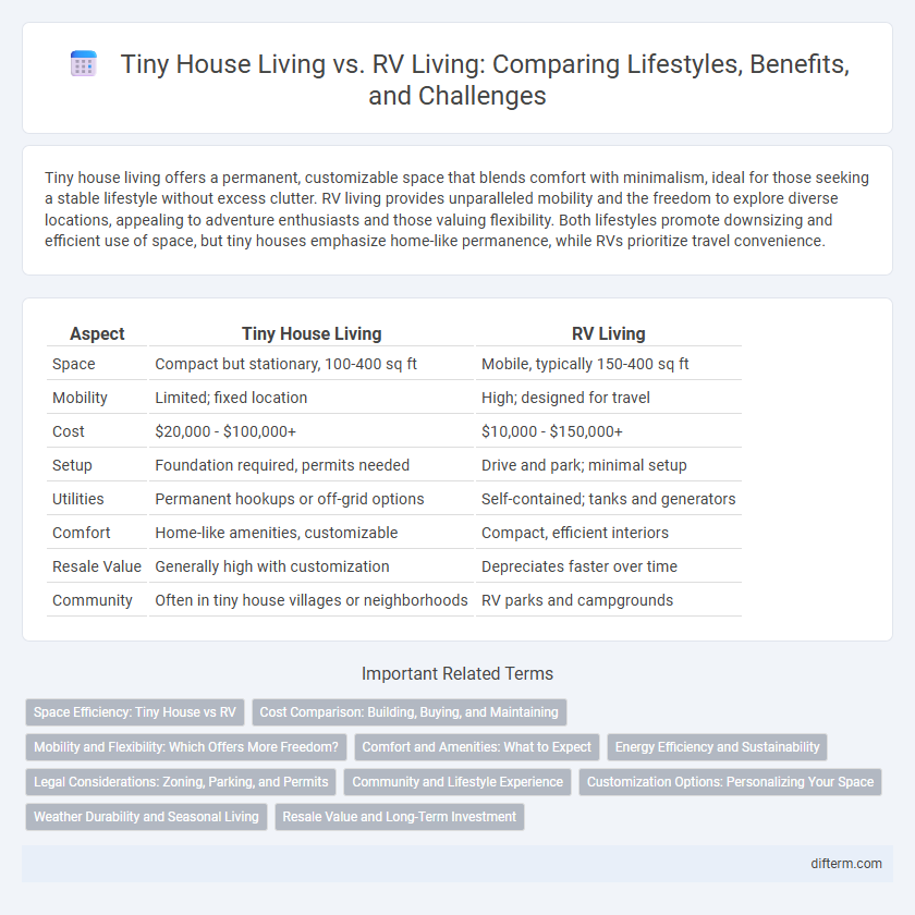 Tiny House Living vs. RV Living: Comparing Lifestyles, Benefits, and Challenges