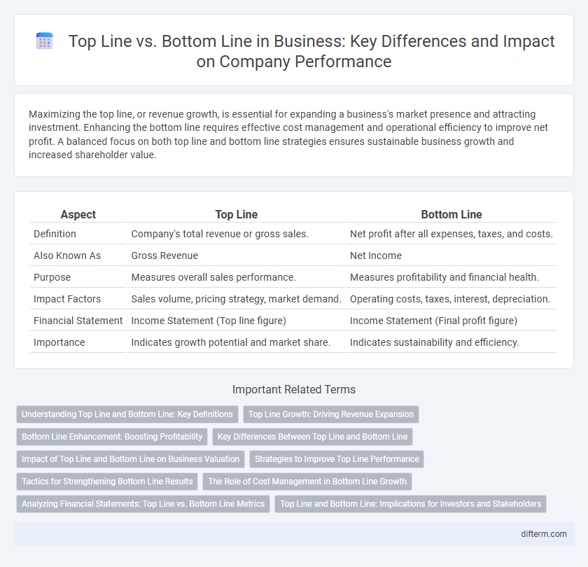 Top Line vs. Bottom Line in Business: Key Differences and Impact on Company Performance