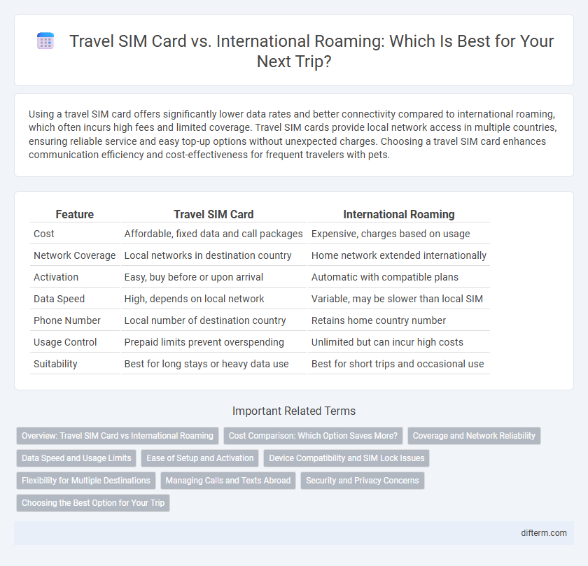 Travel SIM Card vs. International Roaming: Which Is Best for Your Next Trip?