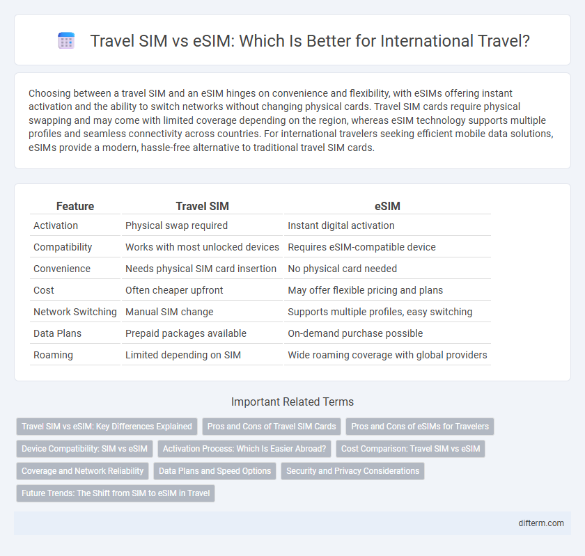 Travel SIM vs eSIM: Which Is Better for International Travel?