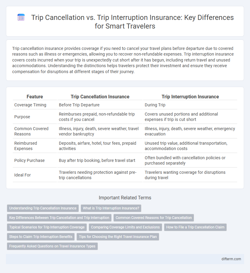Trip Cancellation vs. Trip Interruption Insurance: Key Differences for Smart Travelers