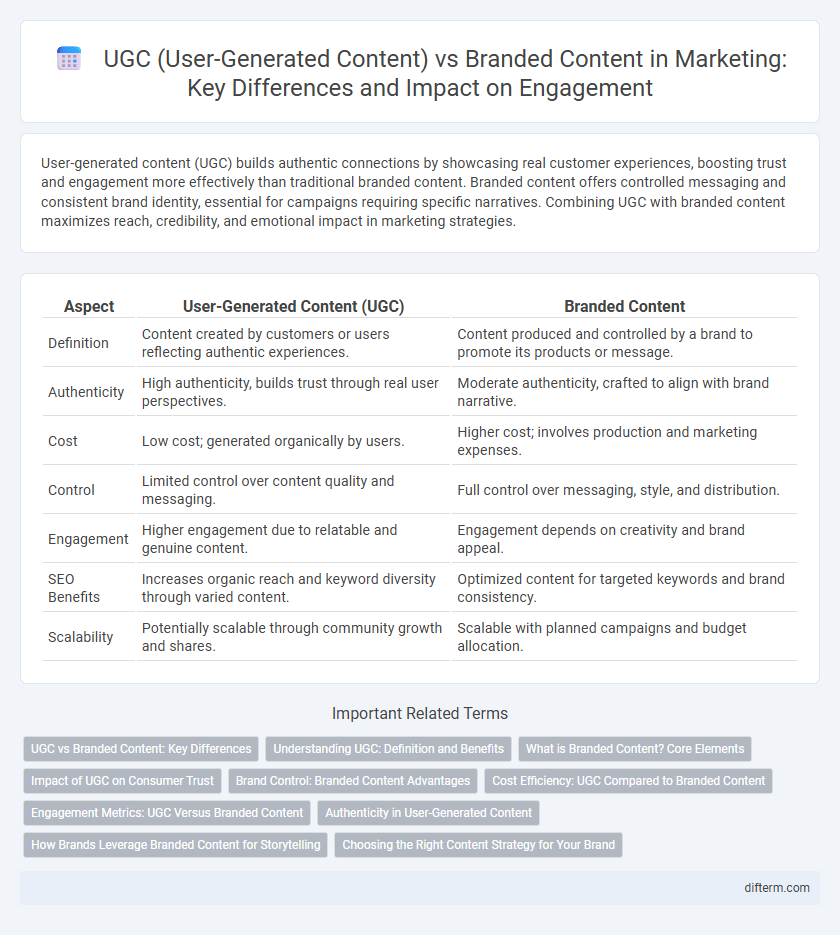 UGC (User-Generated Content) vs Branded Content in Marketing: Key Differences and Impact on Engagement