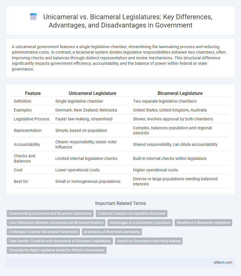 Unicameral vs. Bicameral Legislatures: Key Differences, Advantages, and Disadvantages in Government
