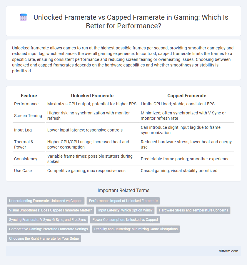Unlocked Framerate vs Capped Framerate in Gaming: Which Is Better for Performance?